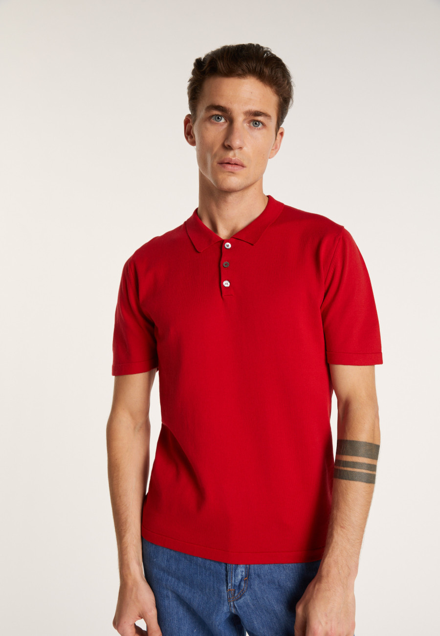 Camisa polo masculina de algodão - Bora