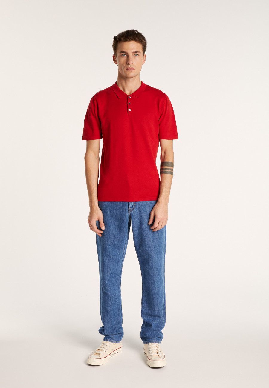 Camisa polo masculina de algodão - Bora