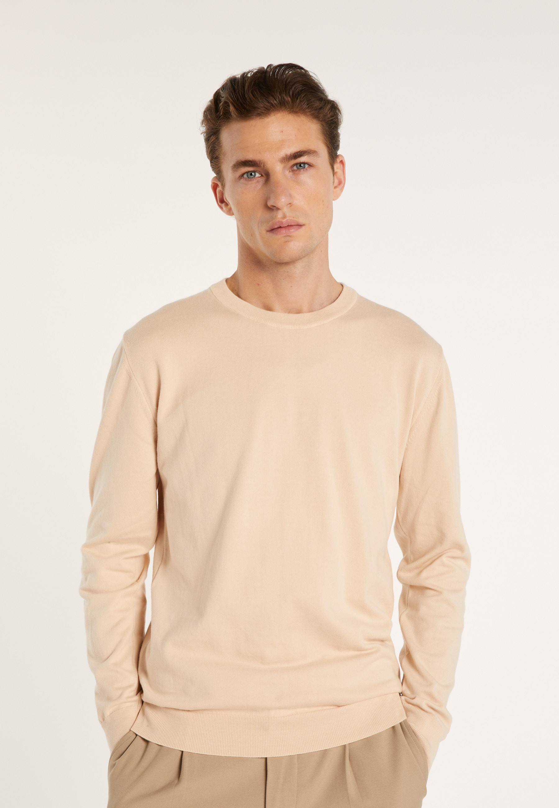 Pull col rond en coton - Balboa 6801