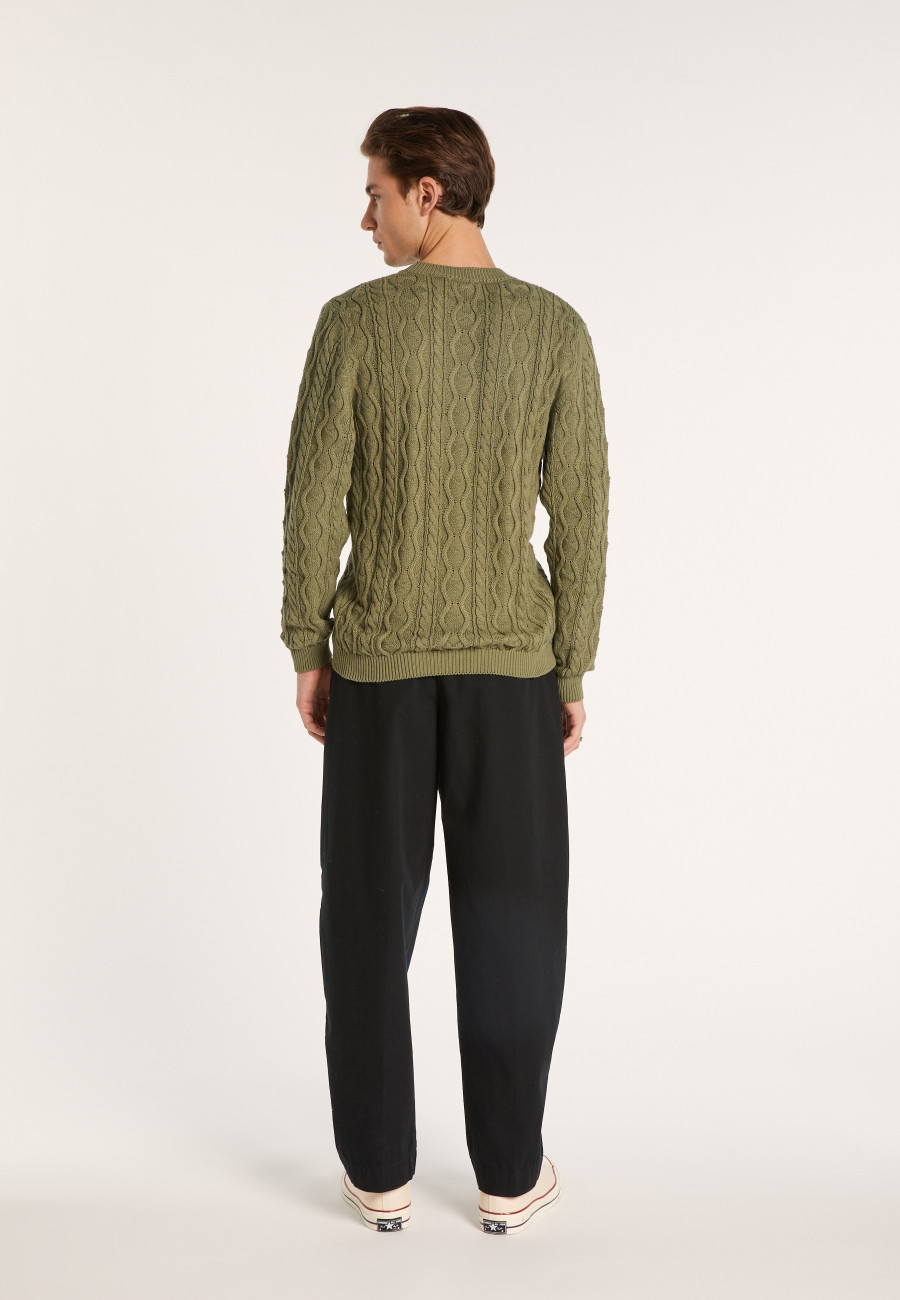 Cotton twisted sweater - Dublin