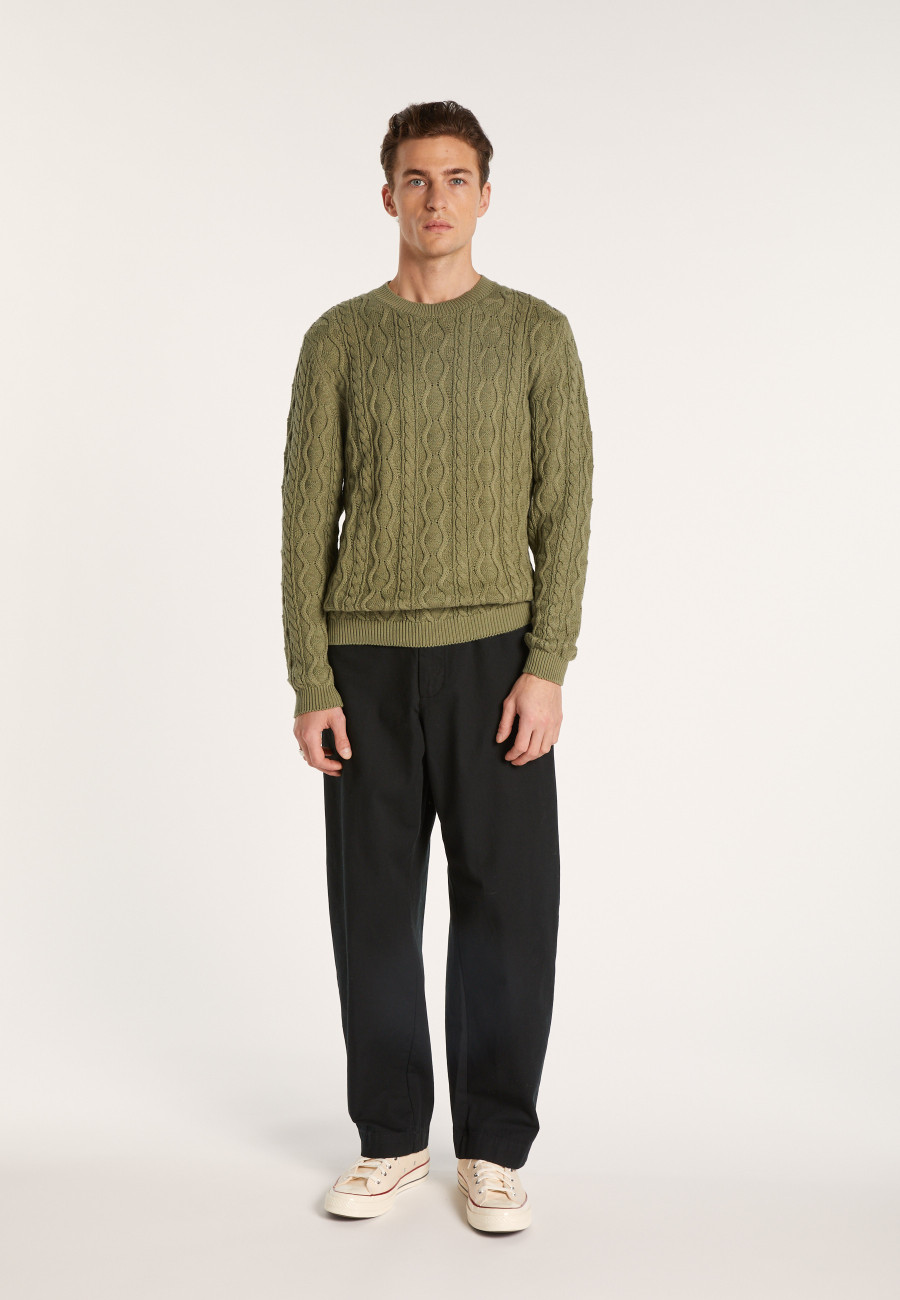 Cotton twisted sweater - Dublin