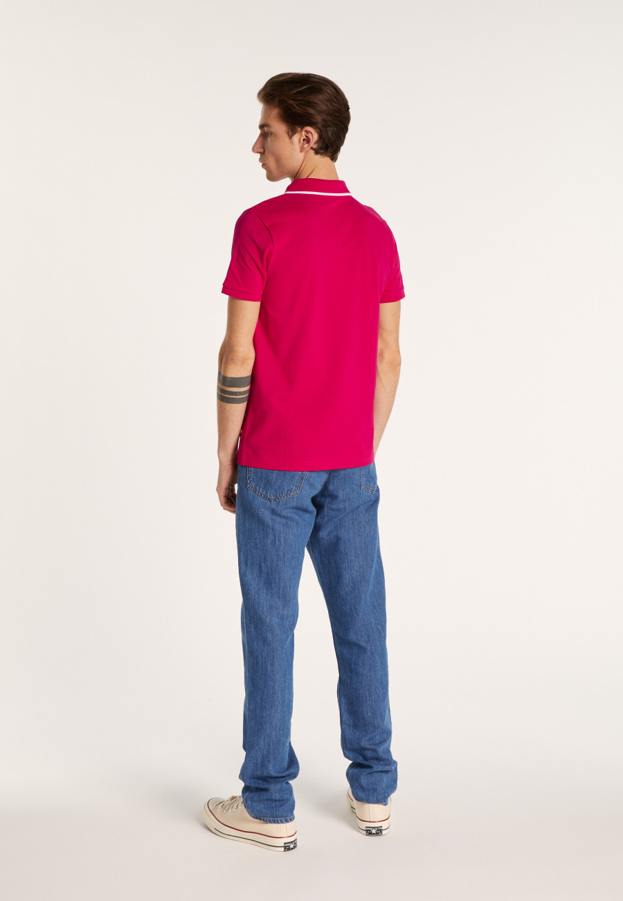 Camisa polo de algodão piqué de manga curta - Babelle