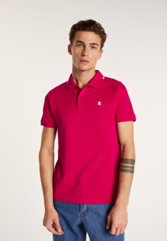 Short-sleeved cotton pique polo shirt - Babel