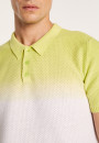 Gradient cotton and linen polo shirt - Django