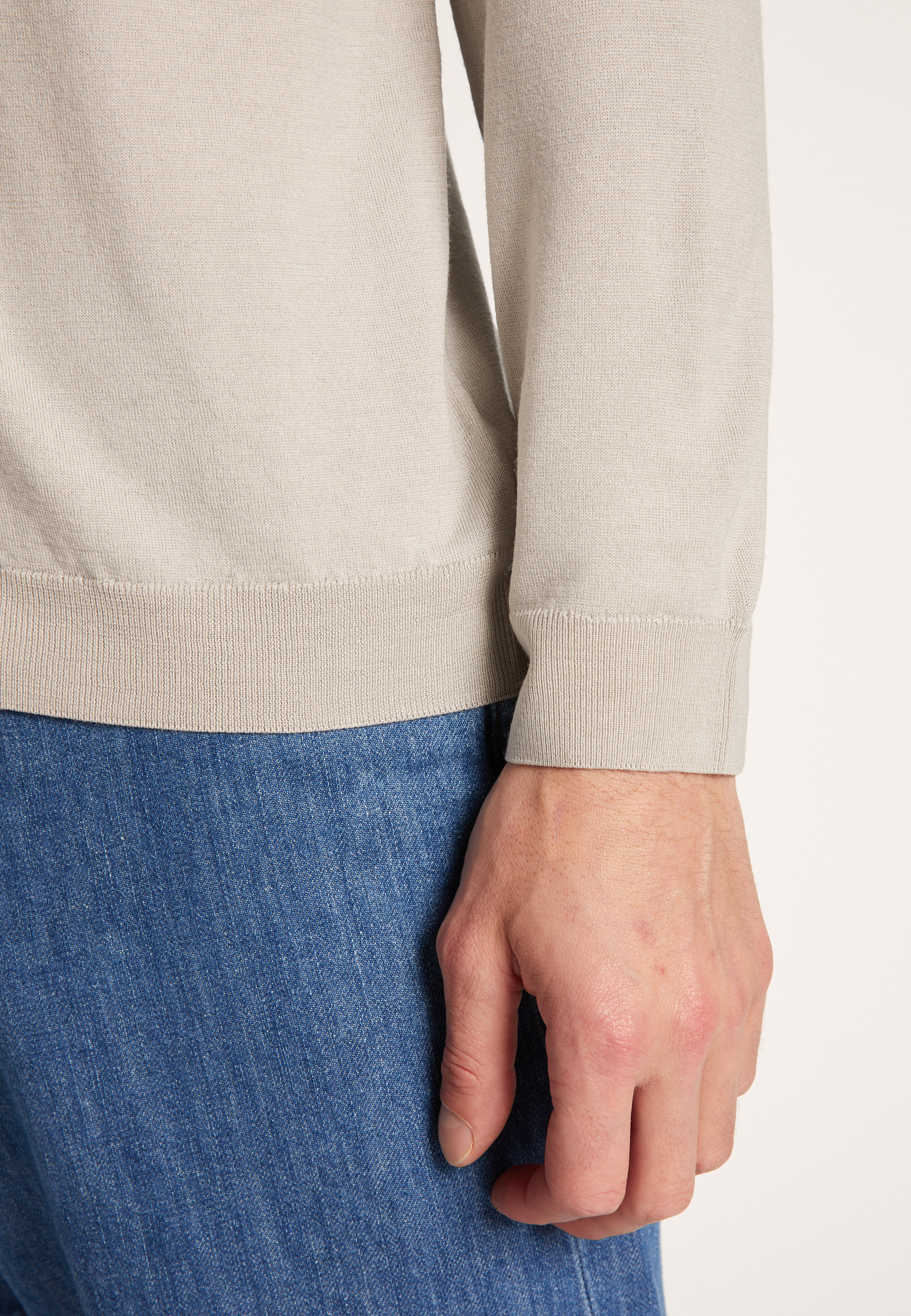Wool and silk sweater - BARSAM