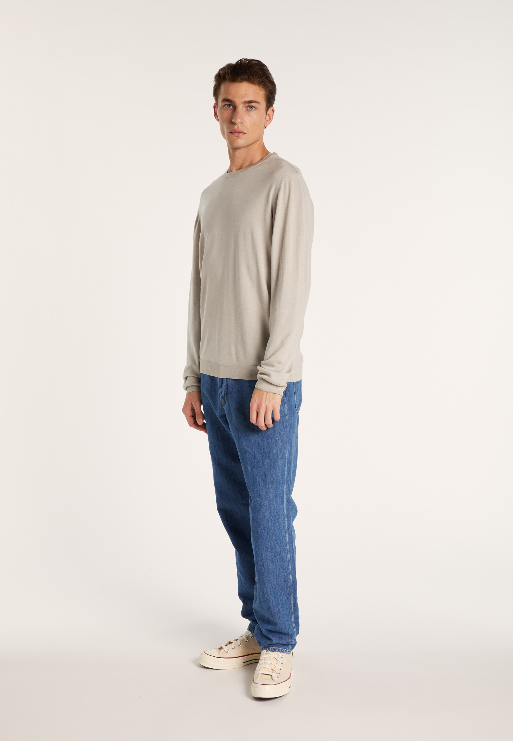 Wool and silk sweater - BARSAM