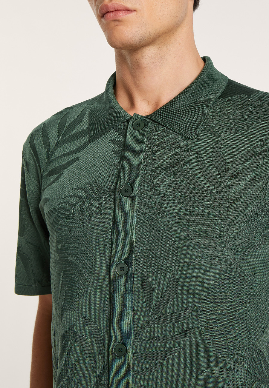Patterned Fil Lumière Shirt - Ivyck