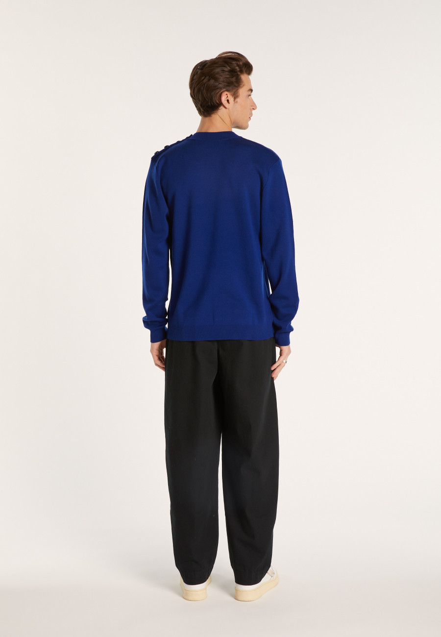 Suéter de lã com botões - Legend