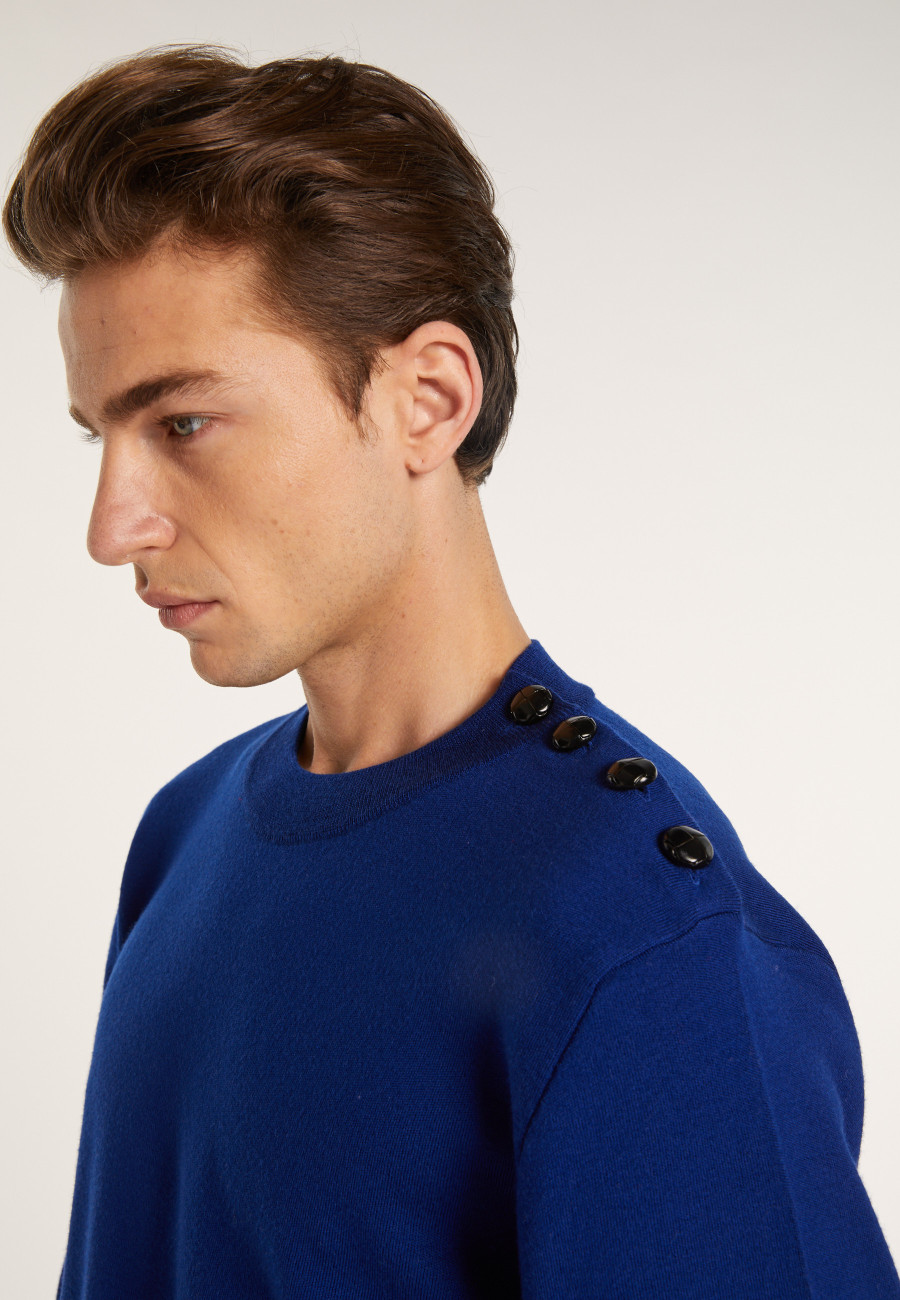 Suéter de lã com botões - Legend