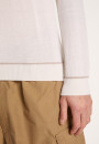 Two-tone round neck sweater in light cashmere - Percy