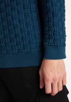 Organic cotton raglan sleeve sweater - Pepino