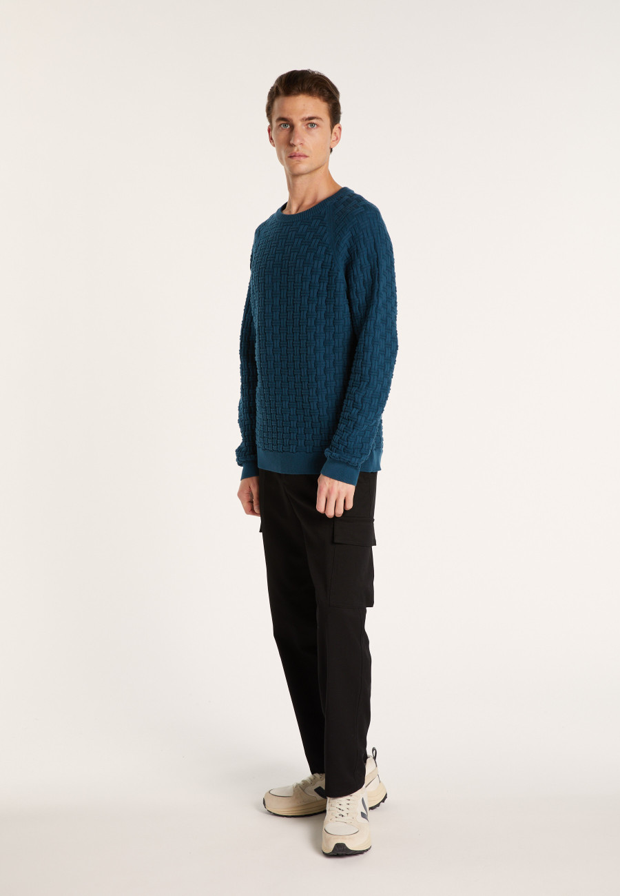 Cotton raglan sleeve sweater - Pepino