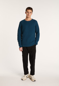 Organic cotton raglan sleeve sweater - Pepino