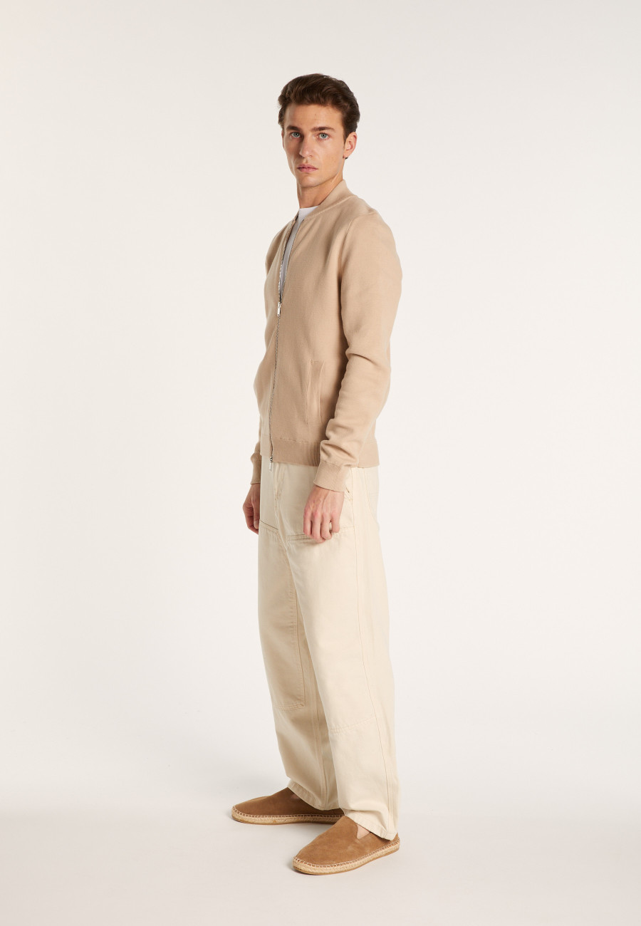 Jaqueta de algodão orgânico com bolsos - Richelieu