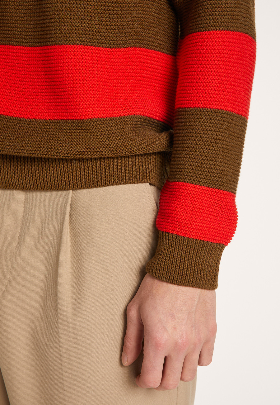 Suéter Tamanho de algodão listrado - Rivage