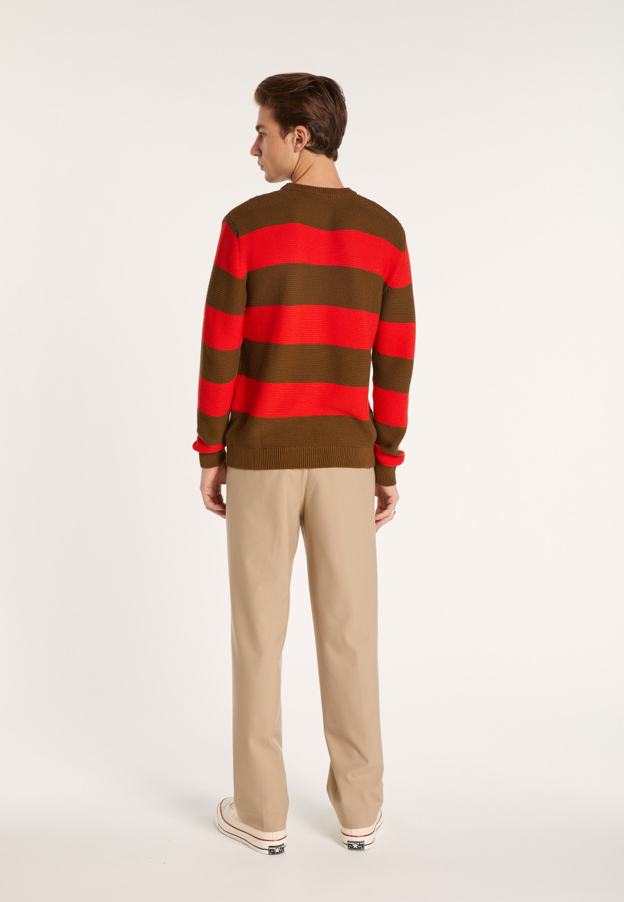 Cotton big stripes sweater - Rivage