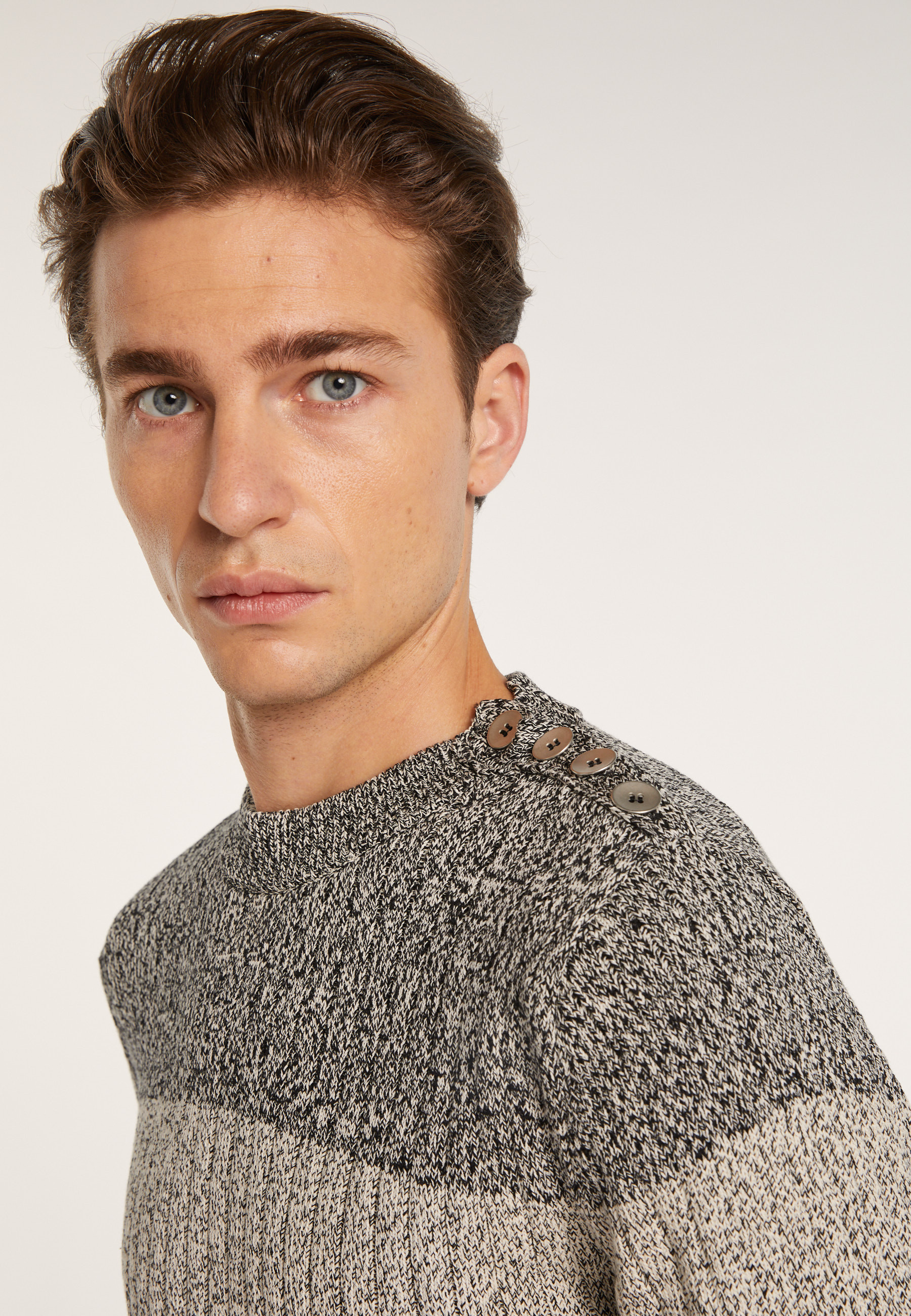 Pull bicolore en coton Bertrand