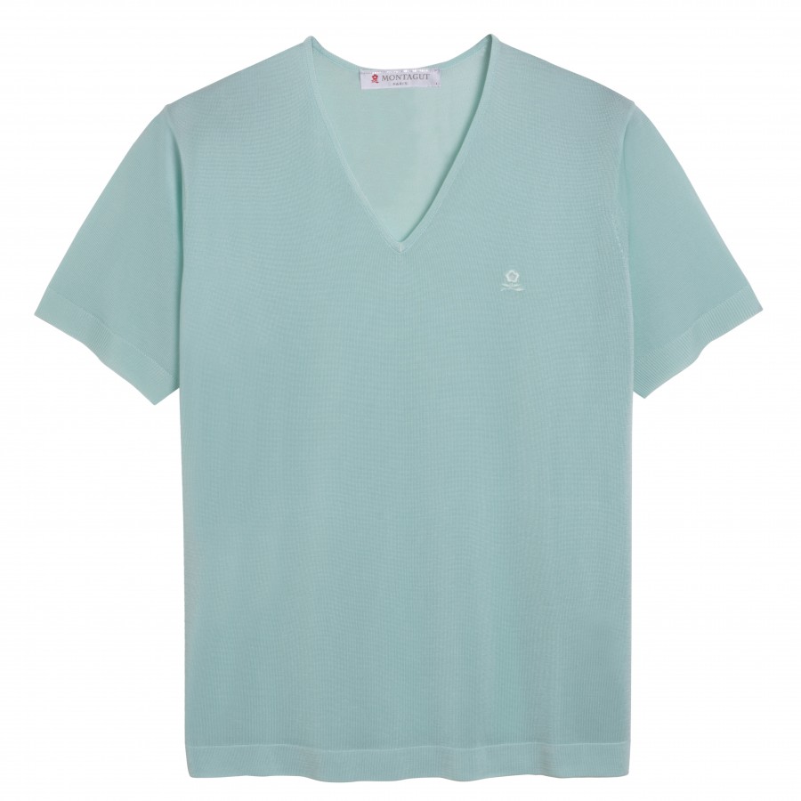 Woman V collar tshirt Fil Lumière - Débora