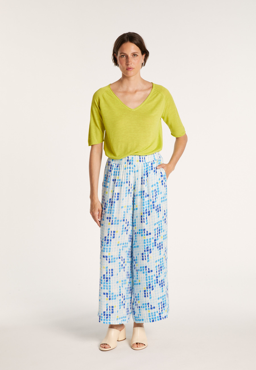 Calças com estampa de mosaico - Agadir