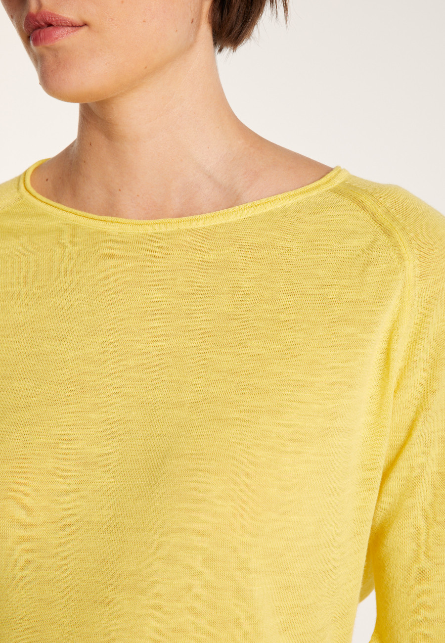 T-shirt with 1 pocket and back pleat - MAIKA