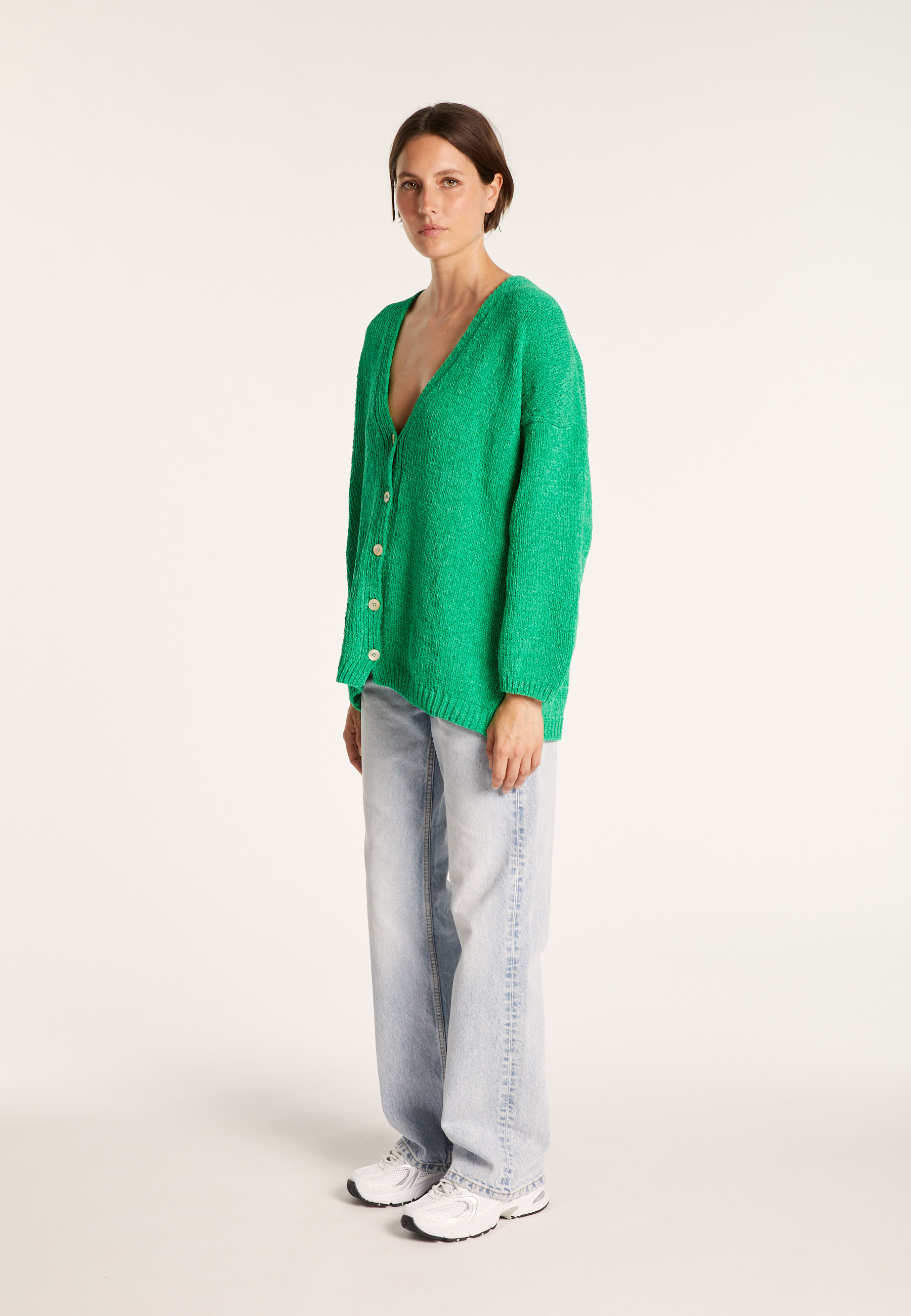 Pull en coton col V - Mariette