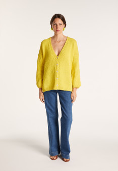 Pull en coton col V - Mariette