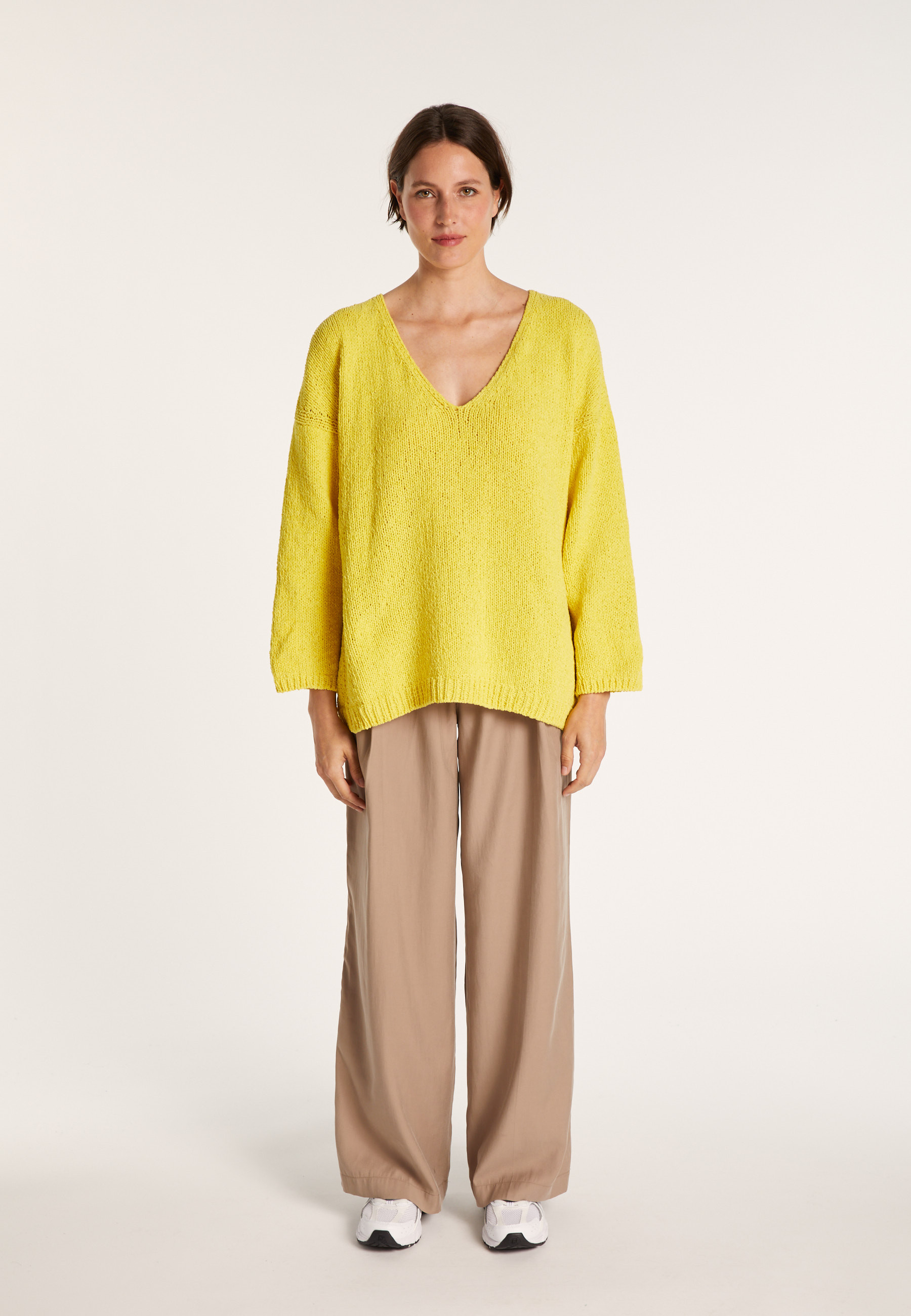 Pull en coton col V - Mariette