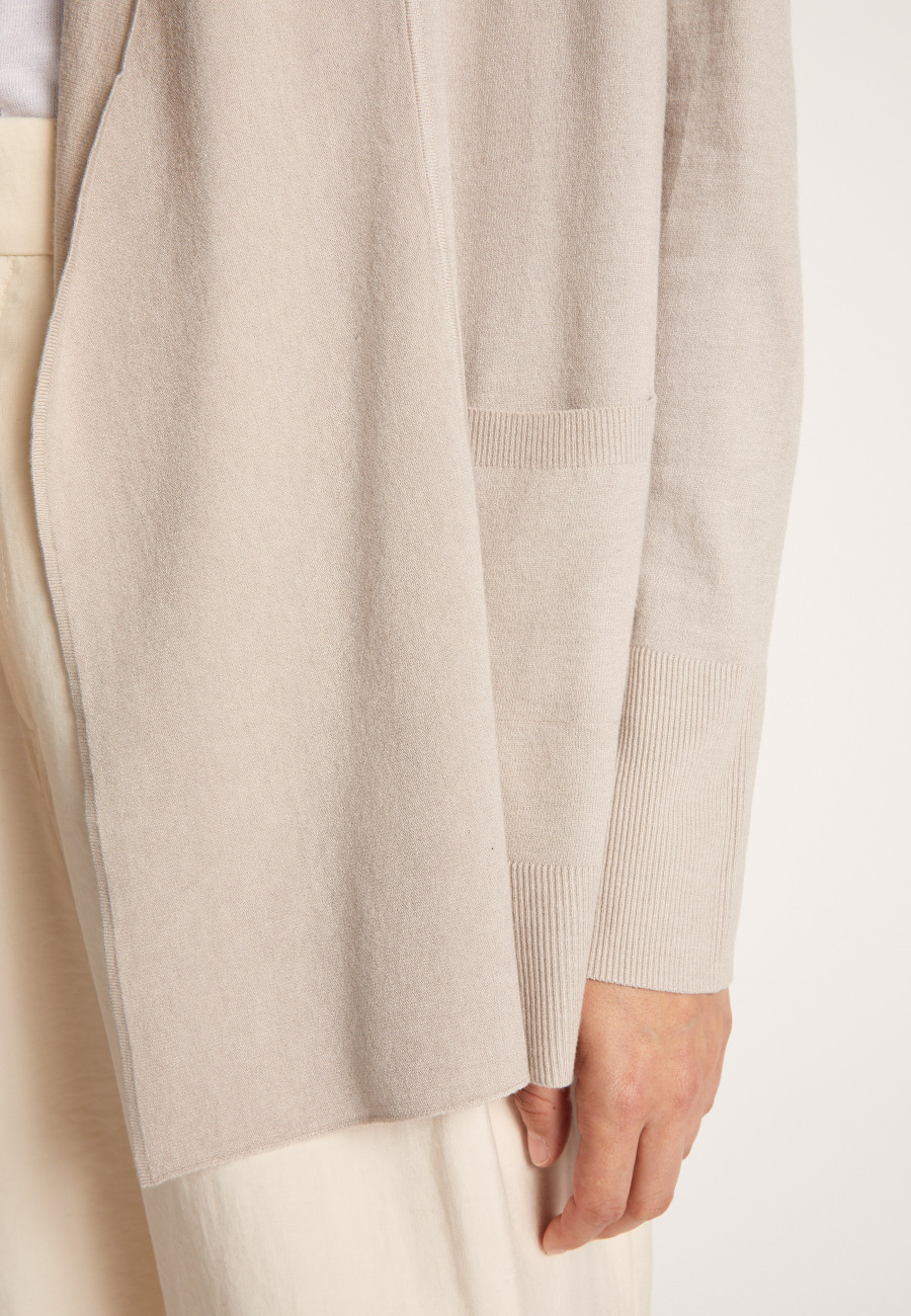 Wool and viscose cardigan - Agata
