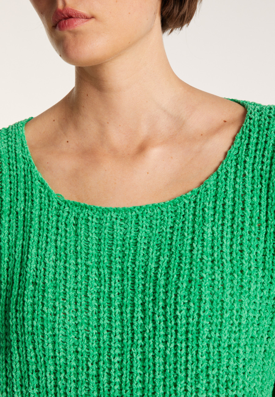 Suéter pequeno de veludo de algodão - Marcelin