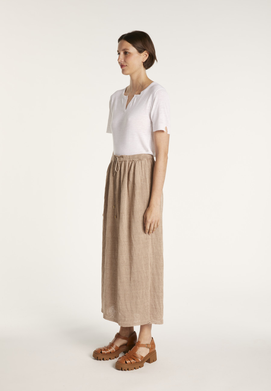 Long linen skirt - MAELY
