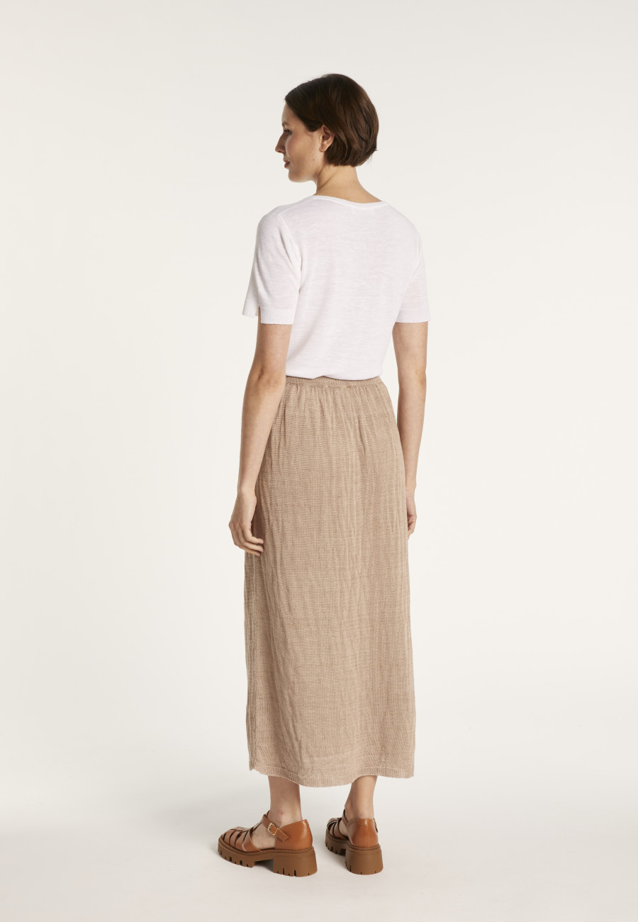 Long linen skirt - MAELY