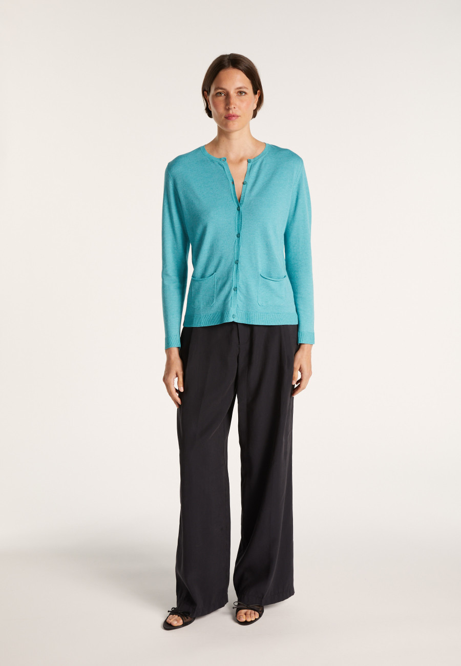 Cardigan de lã e viscose - Athènes