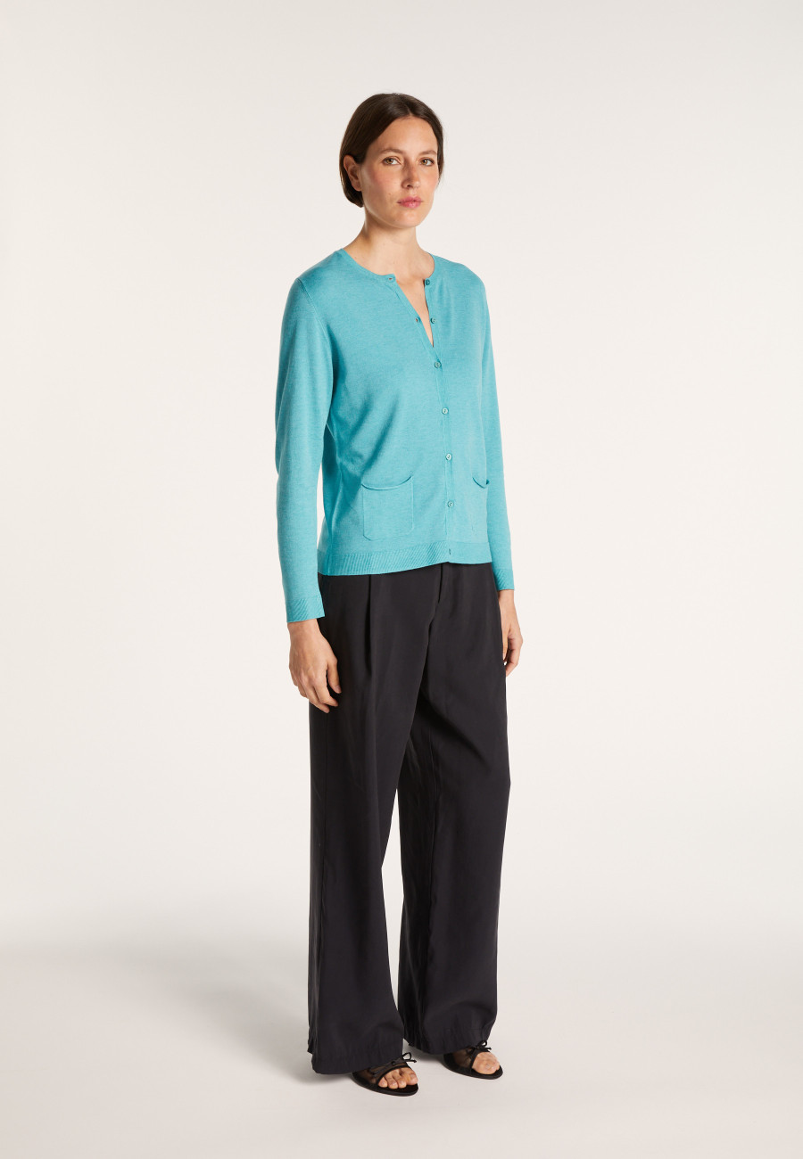 Wool and viscose cardigan - Athènes