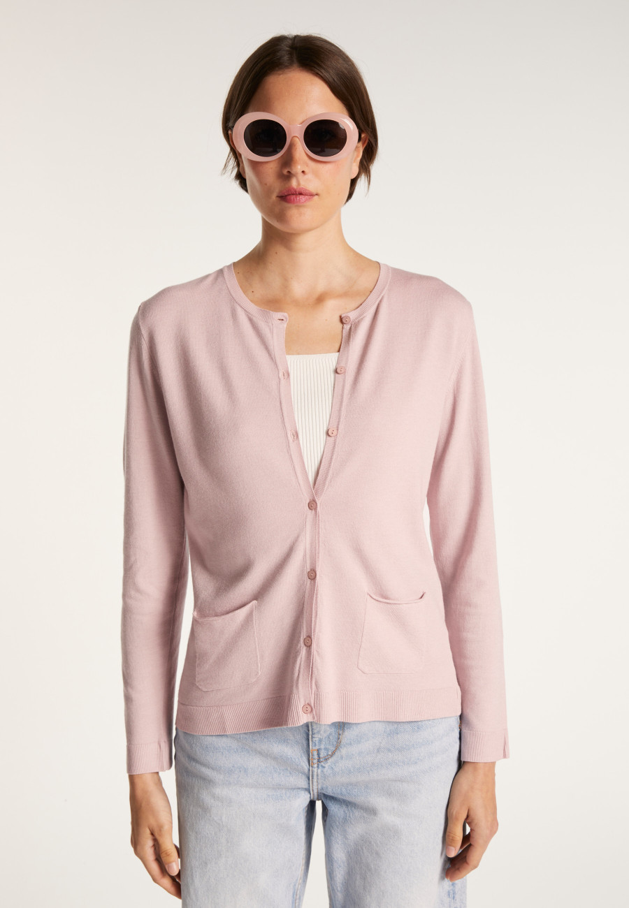 Wool and viscose cardigan - Athènes