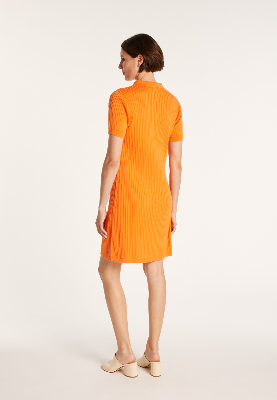 Vestido gola polo de algodão - Jacee