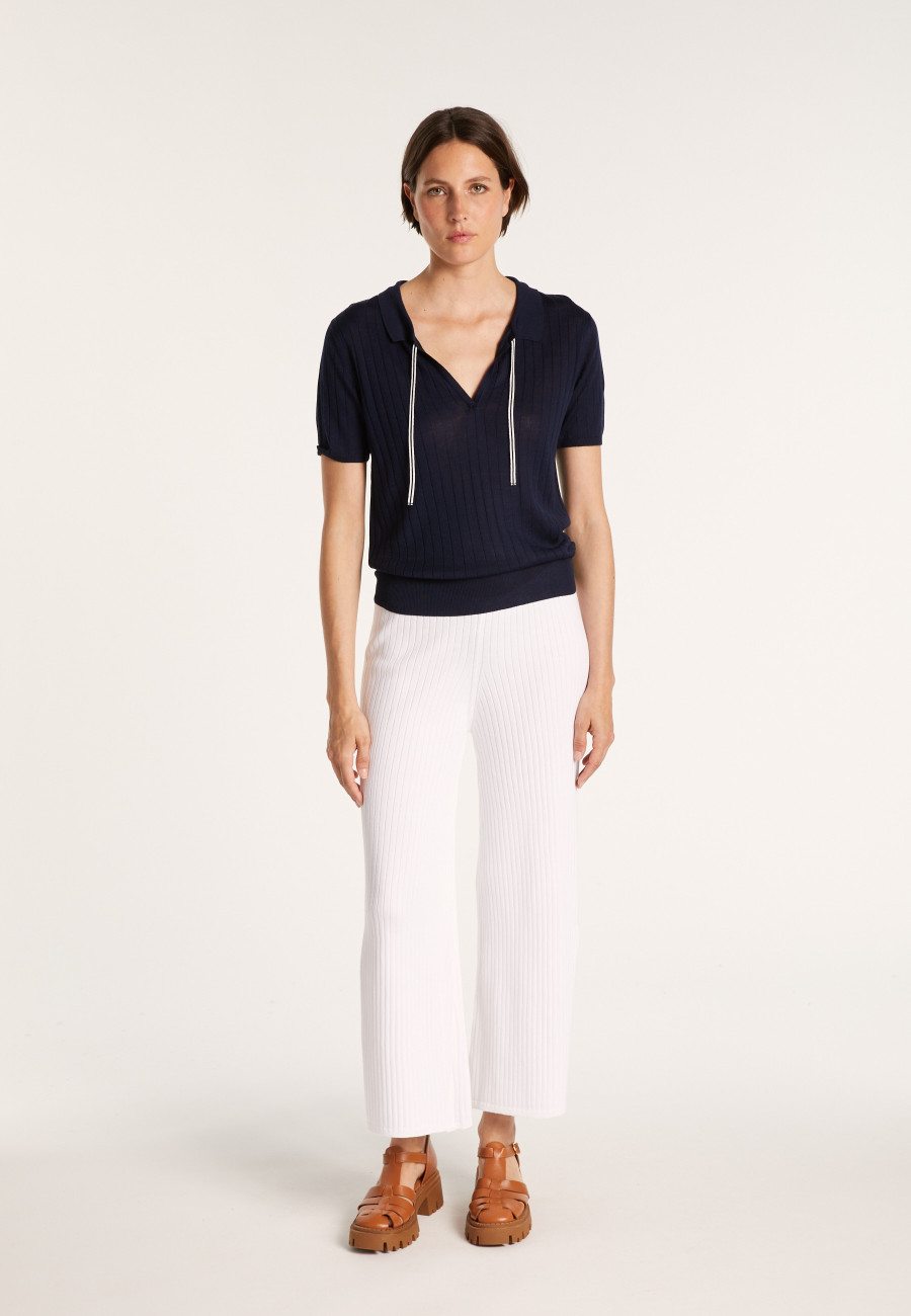 Calça com fenda lateral - Jaguar