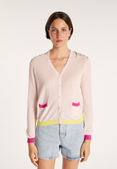 T-shirt bi-matières soie et coton - Jimmy