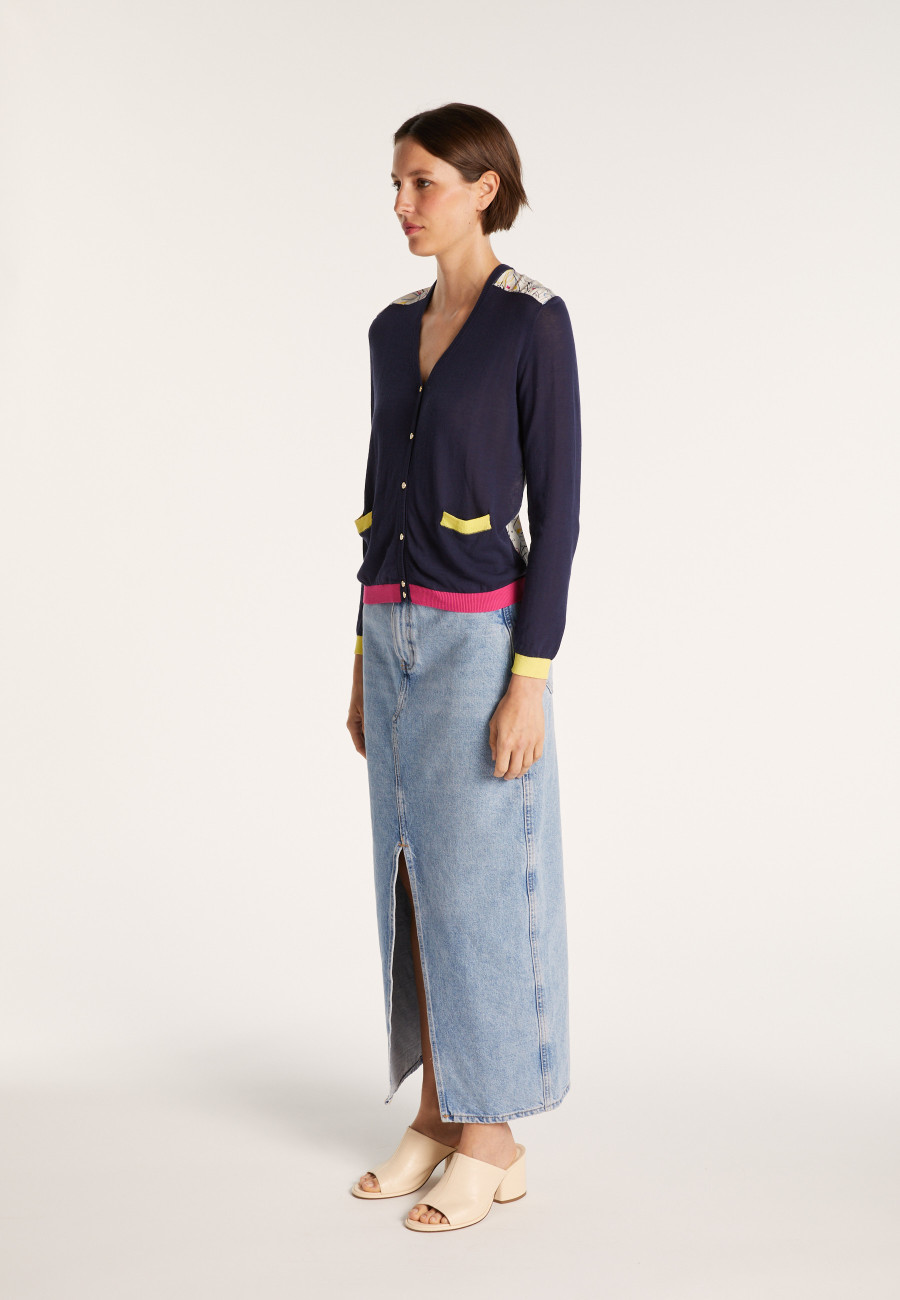 Maison Montagut x Maison Martin Morel Colete de seda e algodão - Jogo