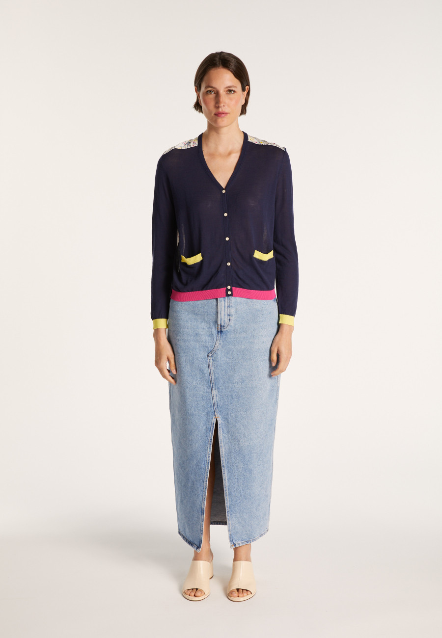 Maison Montagut x Maison Martin Morel Colete de seda e algodão - Jogo