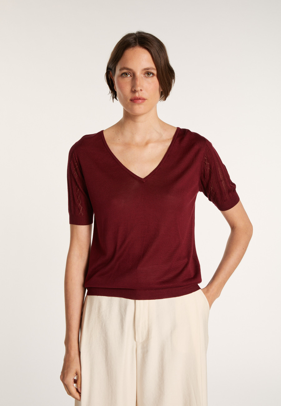 Silk lace top - JUSTICE