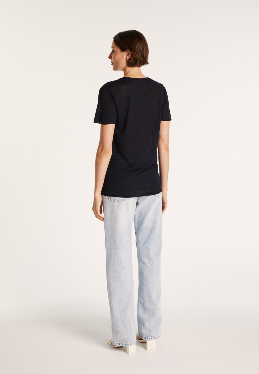 Flamed linen T-shirt - Balkan