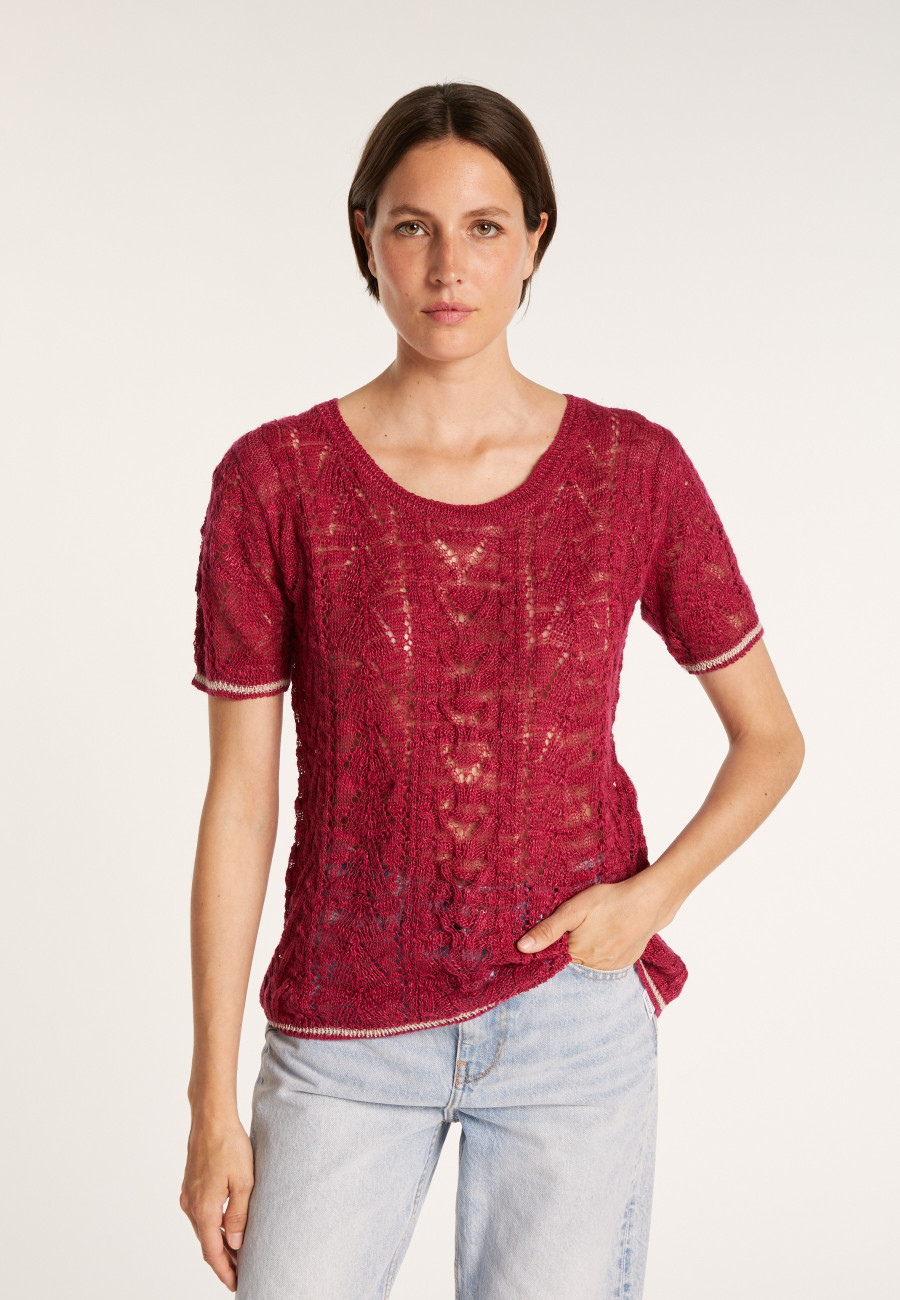 Camiseta de crochê - Claus