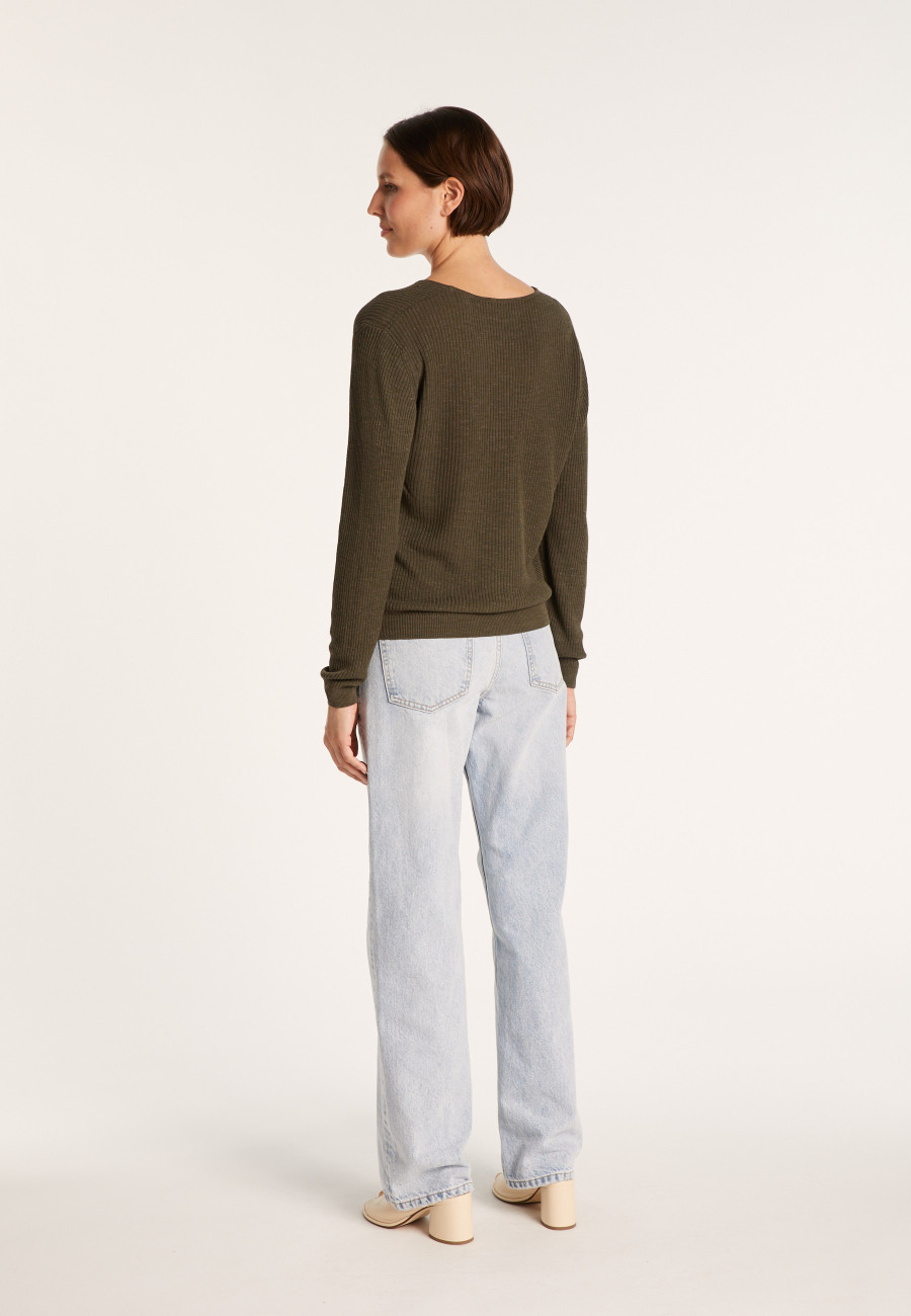 Colete de bolso de linho Slub - Beleza