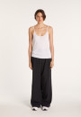 Flamed linen tank top - Mijas