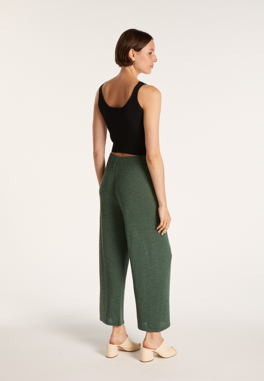 Calças de linho Slub - Liam