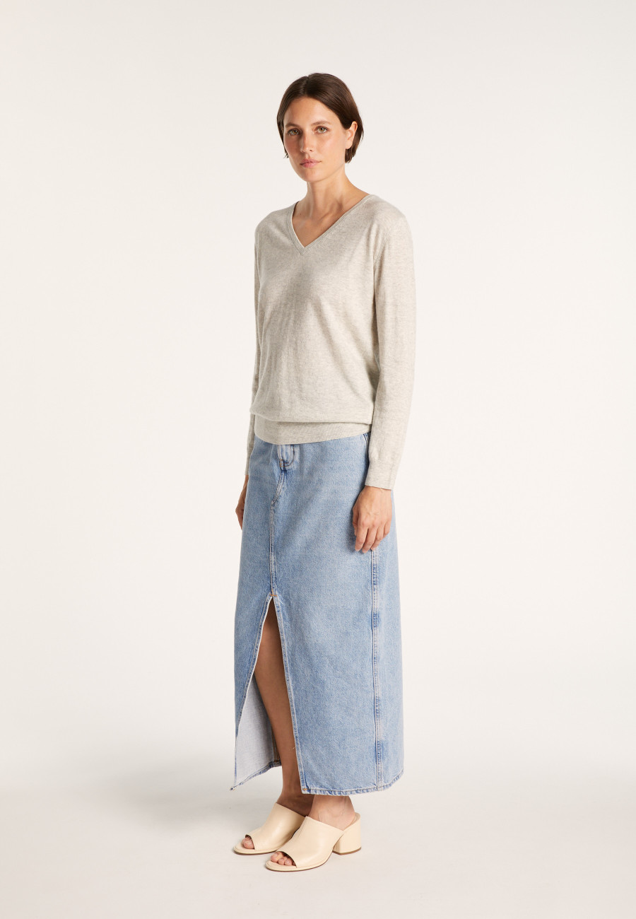 Suéter de linho e cashmere - Blondie