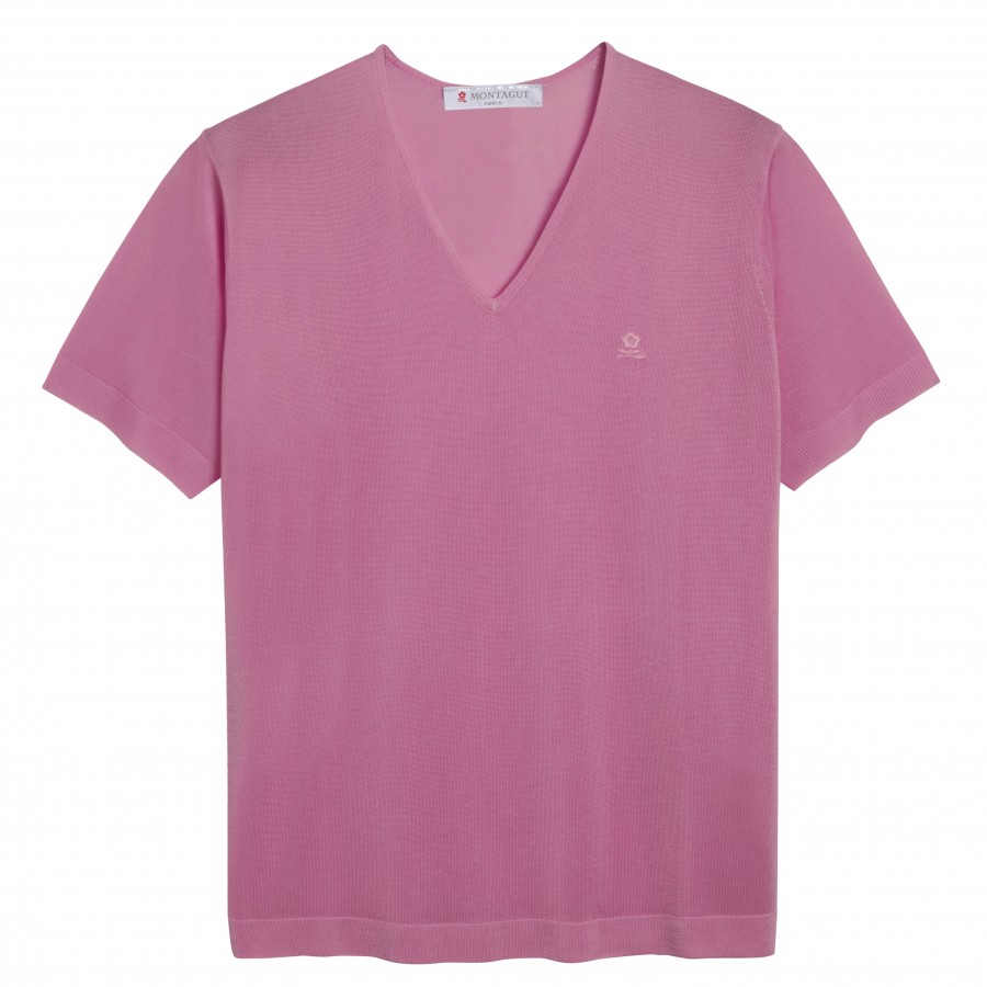 Woman V collar tshirt Fil Lumière - Débora