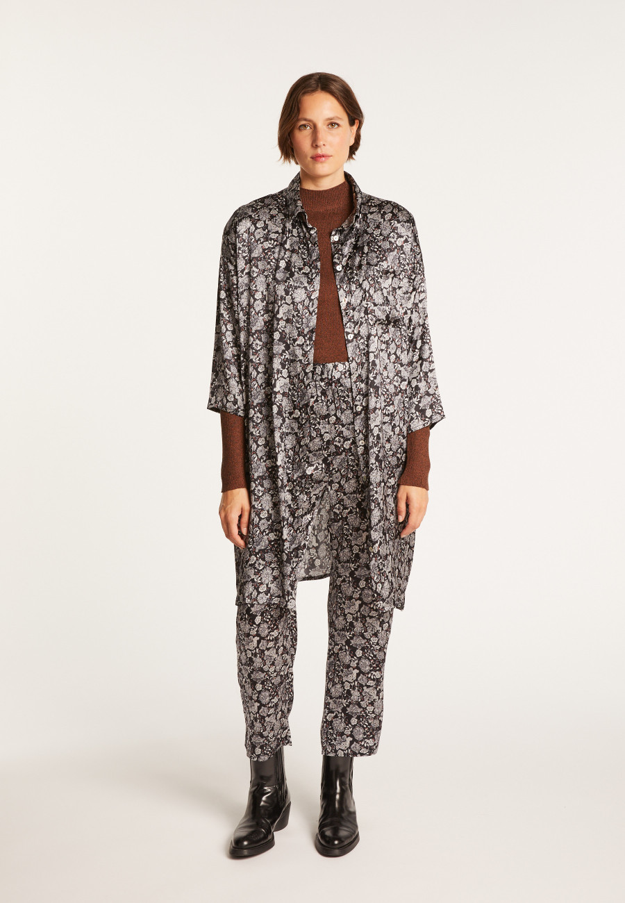 Silk shirt-dress by Maison Montagut & Maison Martin Morel - Gaspard