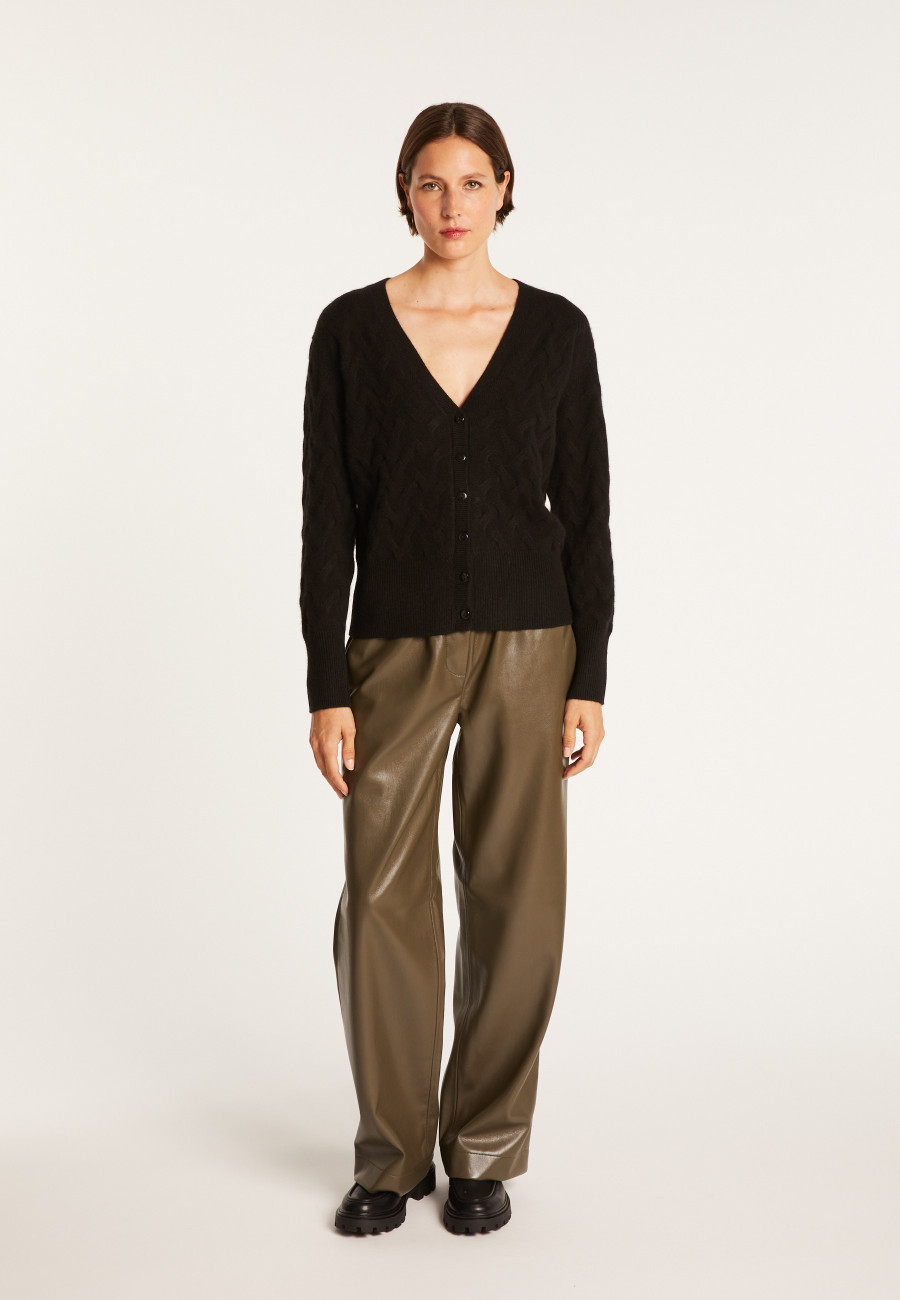 Cardigan Cashmere Tricô - Fiona