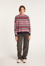 Wool sweater with Aztec patterns - Fidji